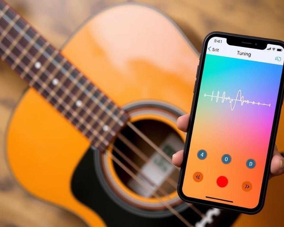 Aplicativo para afinar violão